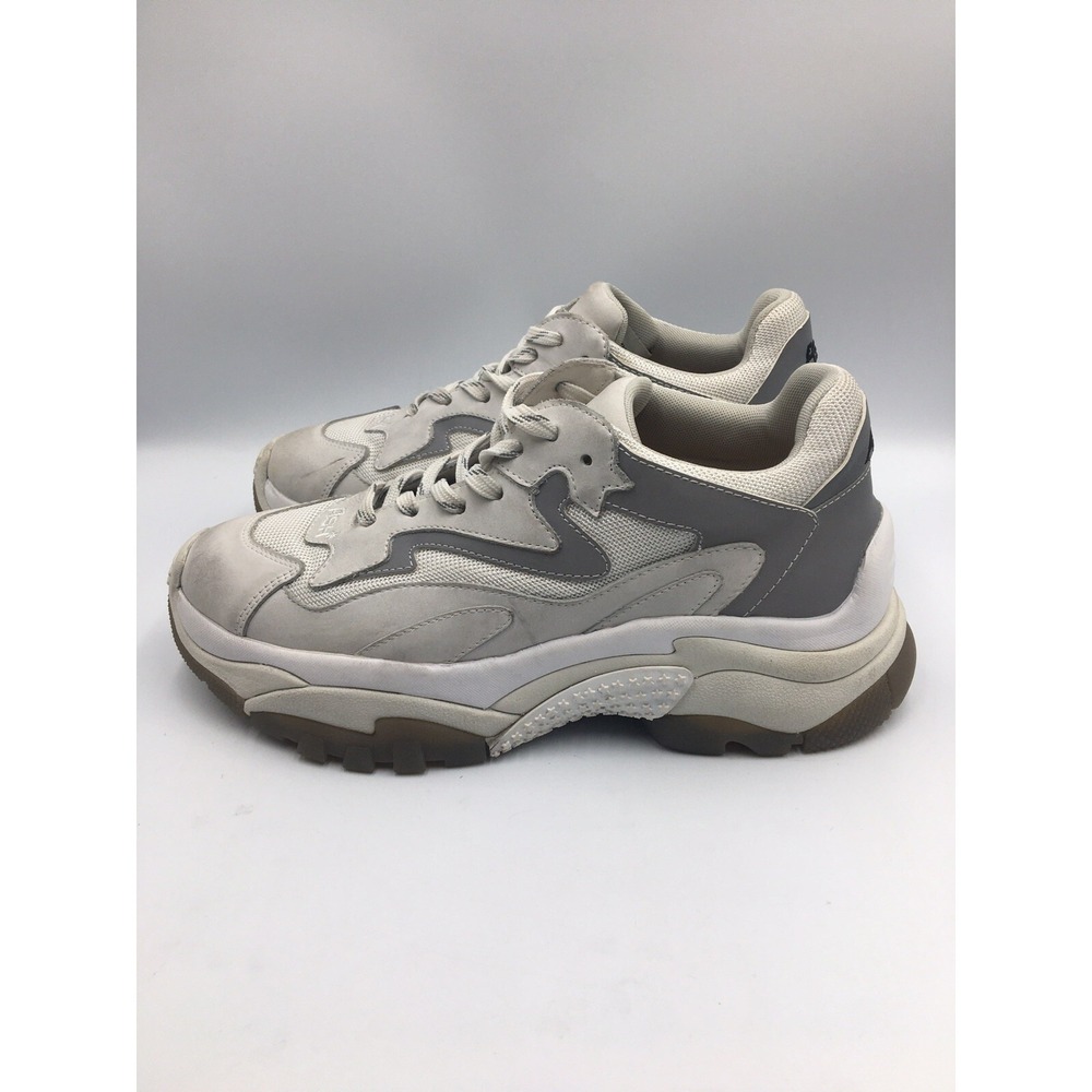 Ash Addict Womens Sneakers Shoes Sz 9.5 Gray /white